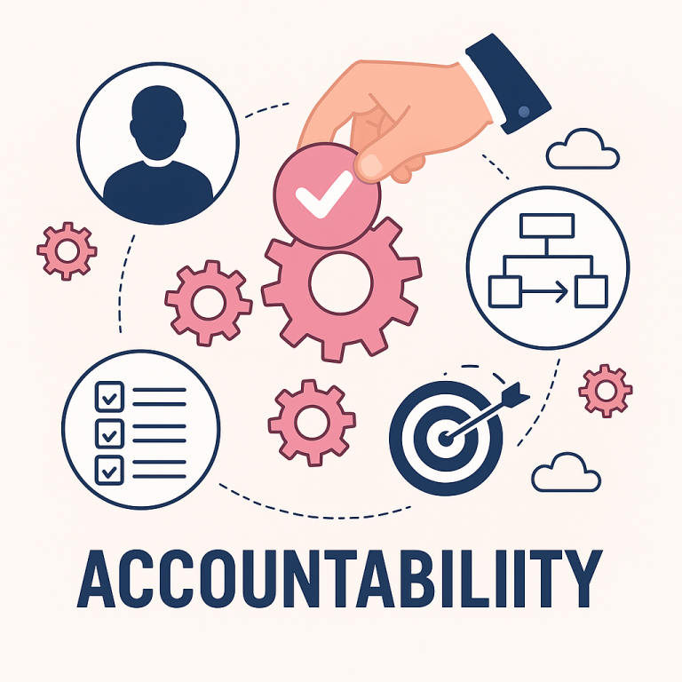 Wurkplace Hub dashboard showing accountability tracking during a business crisis with task ownership and alerts