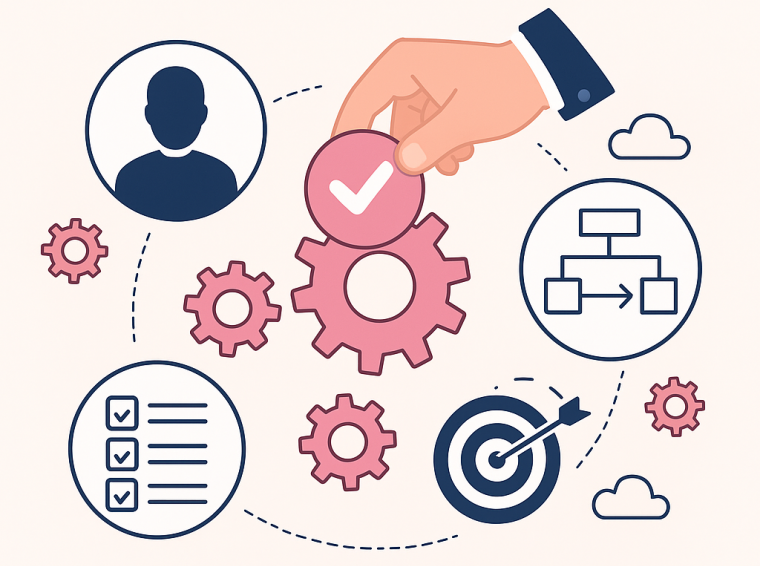 Wurkplace Hub dashboard showing accountability tracking during a business crisis with task ownership and alerts